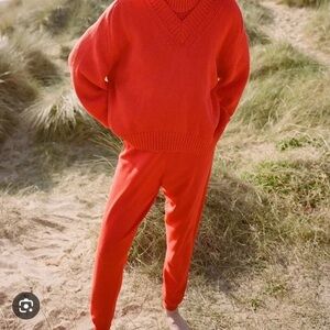 Babaa trousers no 25 in flame red